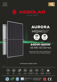 AE Solar Aurora ME-132 640W-660W