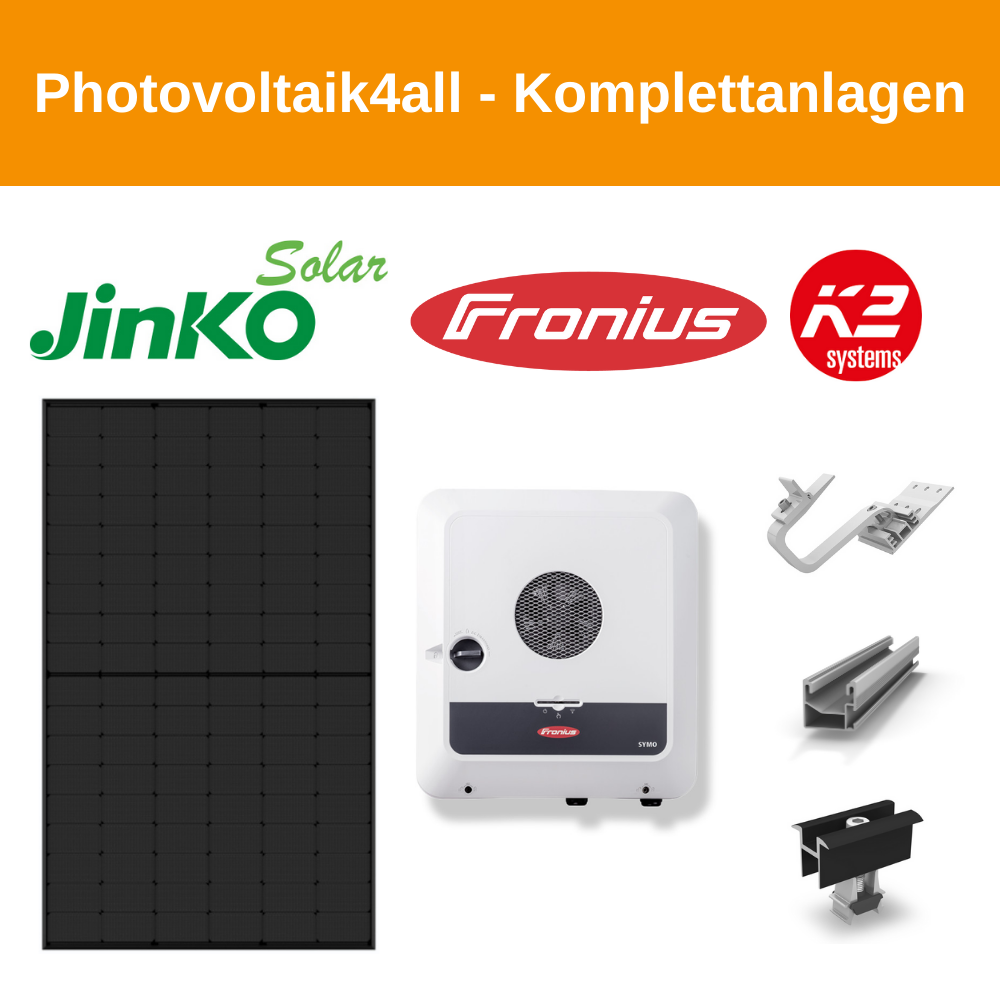 5,280 kWp Jinko Tiger Neo PV-Anlage + Fronius Symo GEN24 5.0 Plus