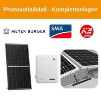 6 kWp Meyer Burger White / K2 Flachdach Ost-West