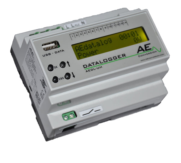 AEconversion Datenlogger AEDL-UH mit RS485 und PLC