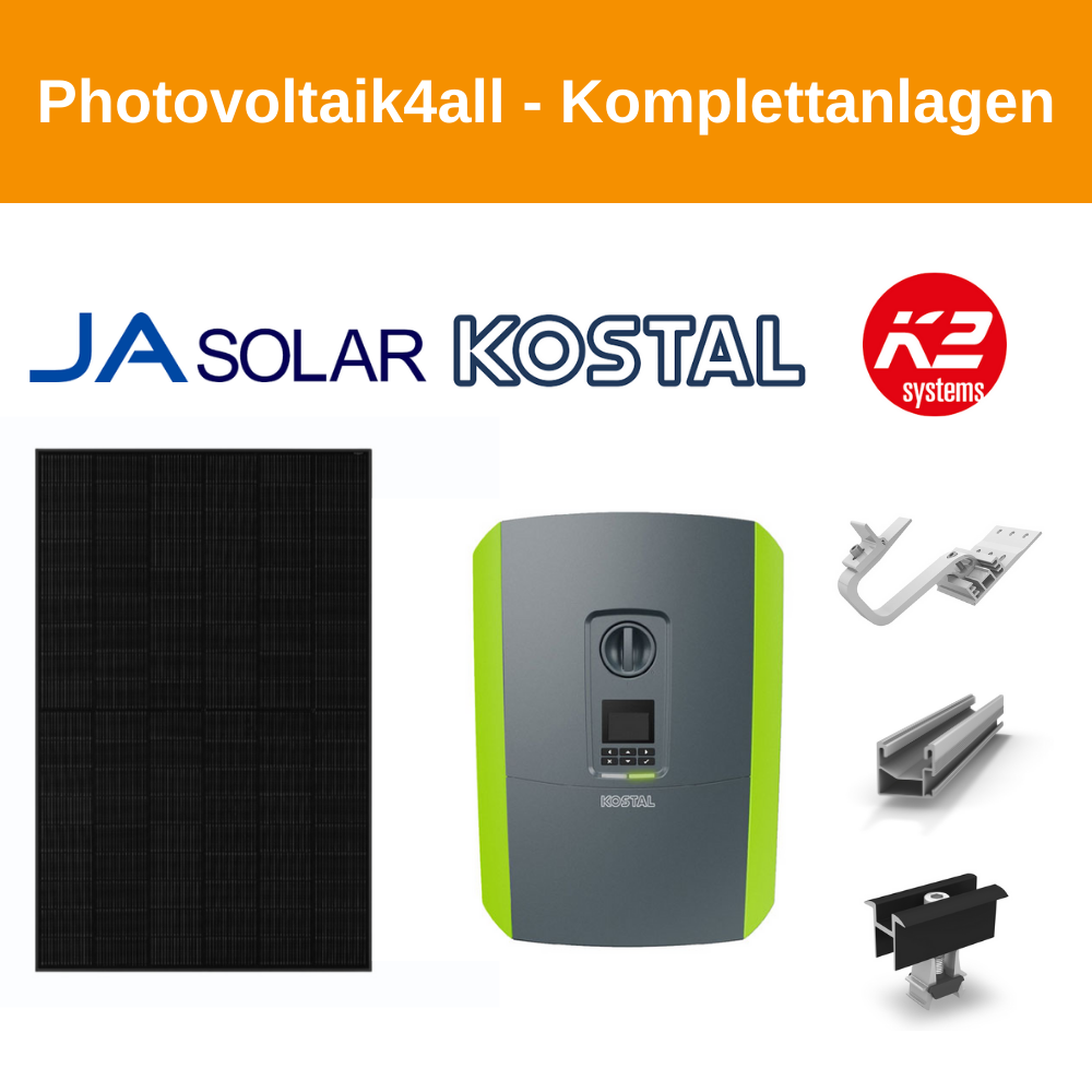 9,840 kWp PV-Anlage JA Solar 410 Wp + Kostal PLENTICORE plus