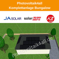 Photovoltaikkomplettanlage Walmdachbungalow mit Speicher