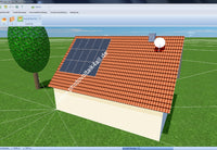 6 kWp Meyer Burger PV-Anlage mit K2 Einlegesystem schwarz