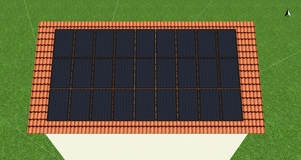 10,395 kWp Meyer Burger PV-Anlage + SolarEdge Hybrid & Speicher